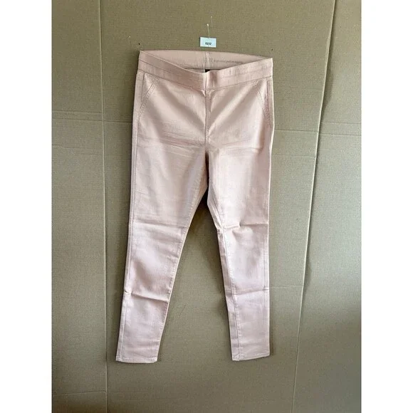 New Light Pink Women’s High waisted skinny jean casual pant stretchy  XL - Picture 7 of 12